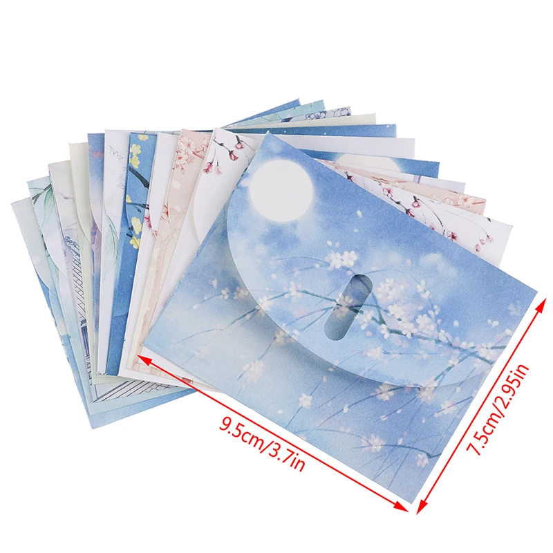 10 Sets Cute Chinese Vintage Style Flowers Paper Envelope For Letter Creative Stationery Paper Postcards Card Scrapbooking
10 Sets Cute Chinese Vintage Style Flowers Paper Envelope For Letter Creative Stationery Paper Postcards Card Scrapbooking