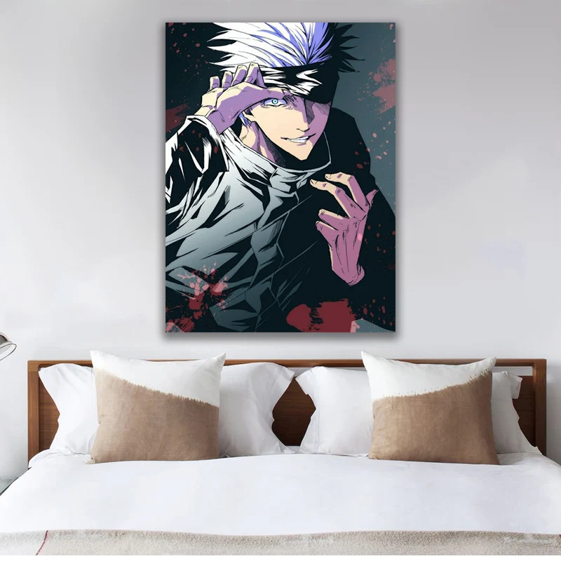 HD Printed Jujutsu Kaisen Canvas Painting Wall Art Gojo Satoru Poster Home Decoration Bedroom Modular Anime Pictures Framework
HD Printed Jujutsu Kaisen Canvas Painting Wall Art Gojo Satoru Poster Home Decoration Bedroom Modular Anime Pictures Framework