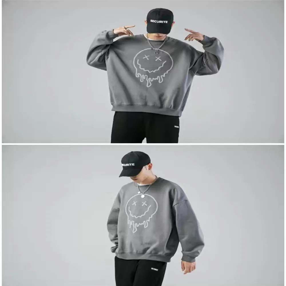 Spring and Autumn New Cotton Clothes Men's Loose Trend All-Match Large Size Reflective Printing Fat Thick Jacket Sports
Spring and Autumn New Cotton Clothes Men's Loose Trend All-Match Large Size Reflective Printing Fat Thick Jacket Sports