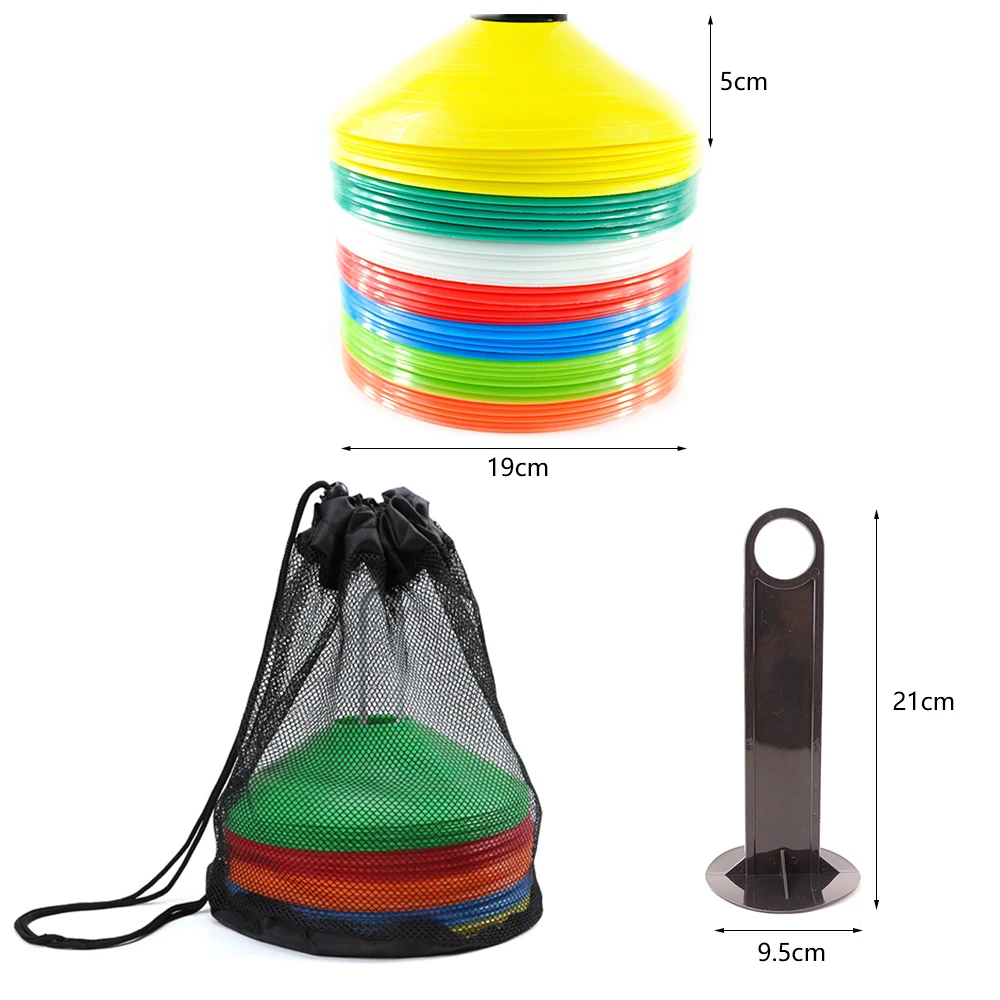 10 Pcs 19cm Cones Marker Discs Soccer Football Training Sports Saucer Entertainment Sports Accessories
10 Pcs 19cm Cones Marker Discs Soccer Football Training Sports Saucer Entertainment Sports Accessories