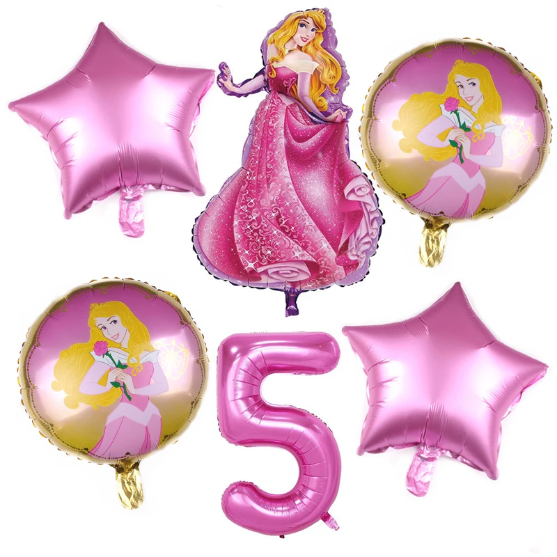6pcs Large Aurora Belle Snow White Six Princess Foil Balloons Baby Birthday Party Decorations Kids Helium Balls Toys 32'' Number
6pcs Large Aurora Belle Snow White Six Princess Foil Balloons Baby Birthday Party Decorations Kids Helium Balls Toys 32'' Number