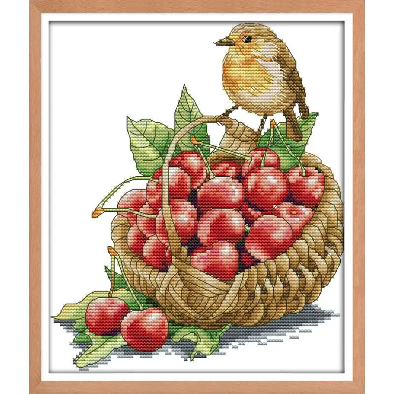 Joy Sunday Bird and Cherries вышивка крестиком Печать холст DMC 11 & 14CT экологический хлопок китайский крестиком наборы вышивки
Joy Sunday Bird and Cherries вышивка крестиком Печать холст DMC 11 & 14CT экологический хлопок китайский крестиком наборы вышивки