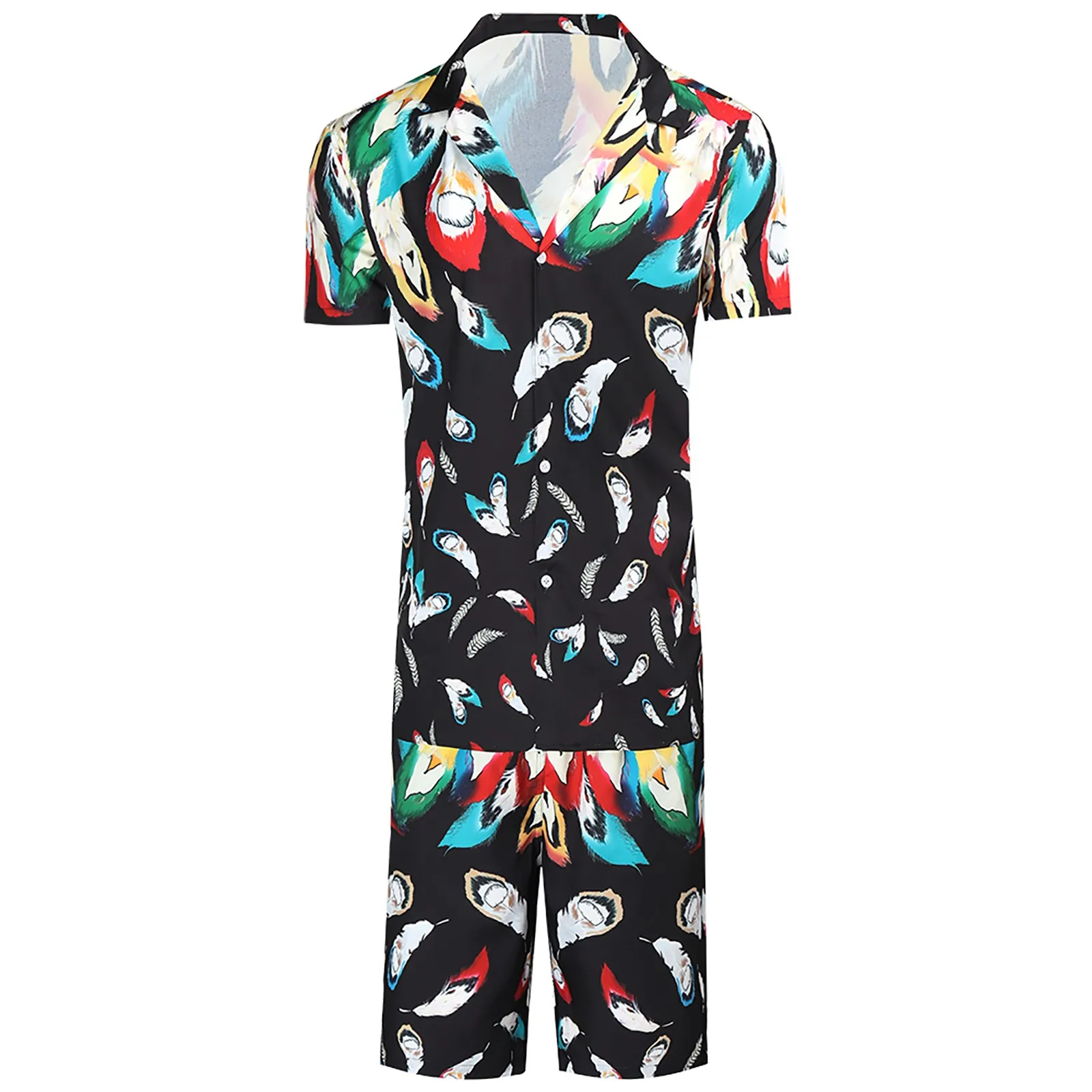 2021 Summer Casual Loose Fashion Printing Suit Men's Personality Shirts Short-sleeved Shorts Two-piece Refreshing Suits Hombre
2021 Summer Casual Loose Fashion Printing Suit Men's Personality Shirts Short-sleeved Shorts Two-piece Refreshing Suits Hombre