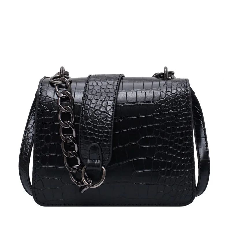 

Women Alligator Crossbody Bag 2020 Leather Luxury Handbag Designer Sling Sac A Main Ladie Hand Shoulder Messenger Bag