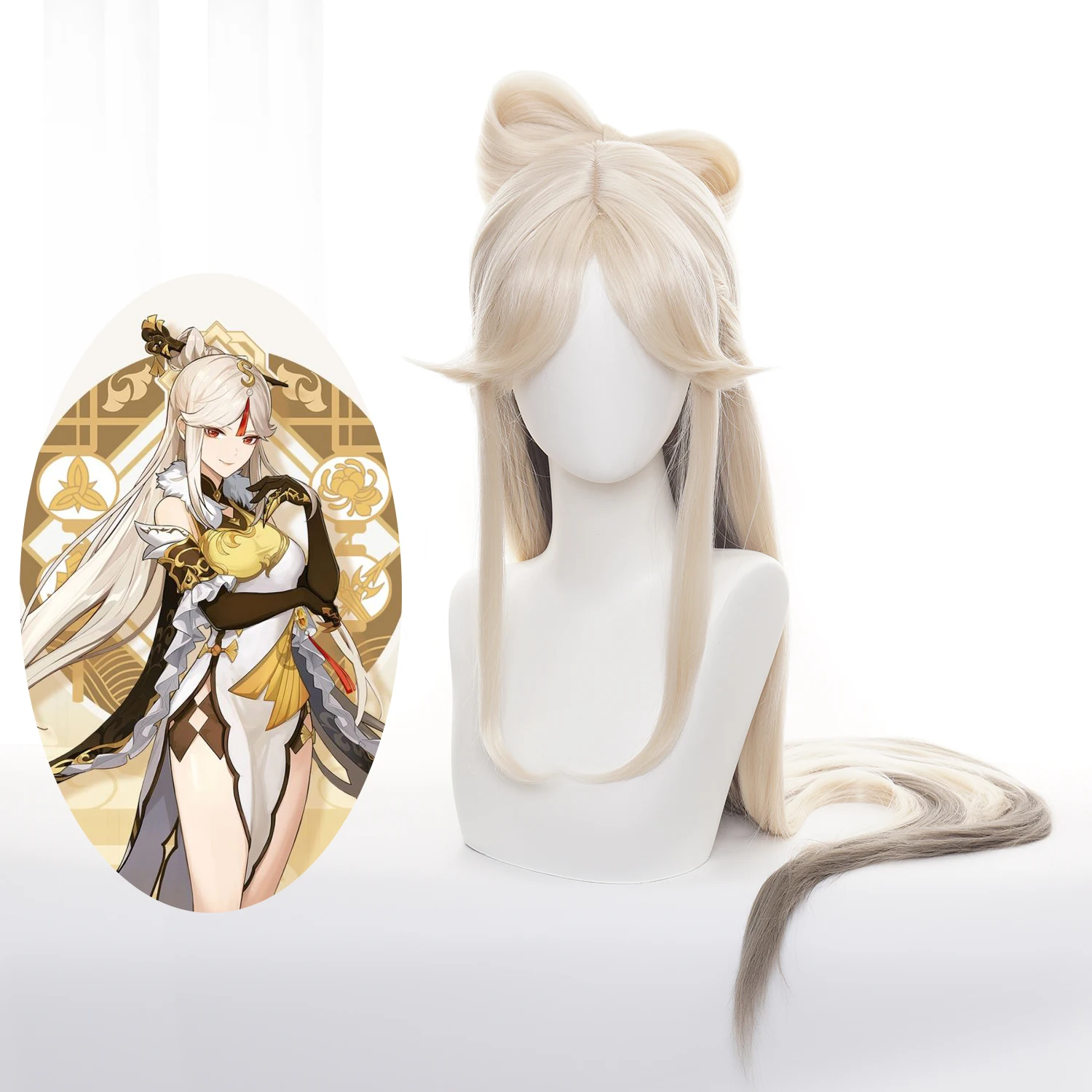 Парик для косплея «Game Genshin Impact Ningguang», термостойкий, с проводом, аксессуар для костюма на Хэллоуин
Парик для косплея «Game Genshin Impact Ningguang», термостойкий, с проводом, аксессуар для костюма на Хэллоуин