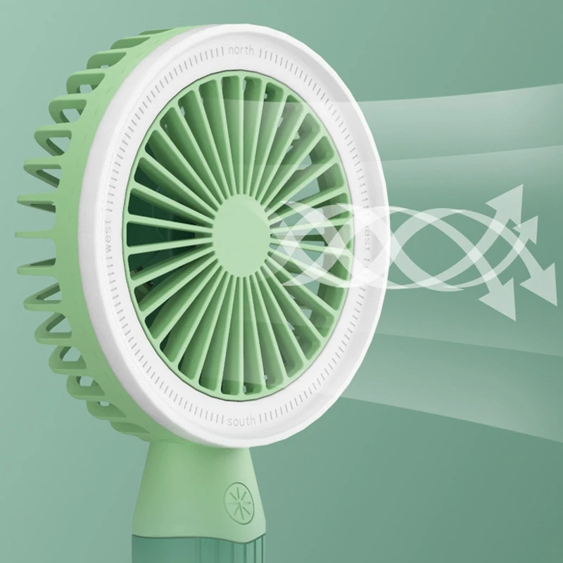 Handheld Personal Mini Fan USB Rechargeable Portable Fan Color-Contrast Design Cooler Adjustable 3 Speed
Handheld Personal Mini Fan USB Rechargeable Portable Fan Color-Contrast Design Cooler Adjustable 3 Speed