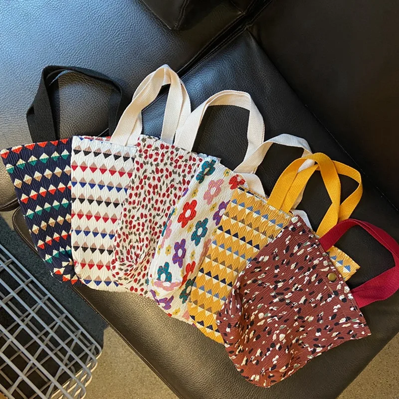 ASDS-2 Pcs Ins Small Fresh and Lovely Small Cloth Bag Female Wrinkle Printed Handbag Environmentally Lunch Bag 2 & 11
ASDS-2 Pcs Ins Small Fresh and Lovely Small Cloth Bag Female Wrinkle Printed Handbag Environmentally Lunch Bag 2 & 11