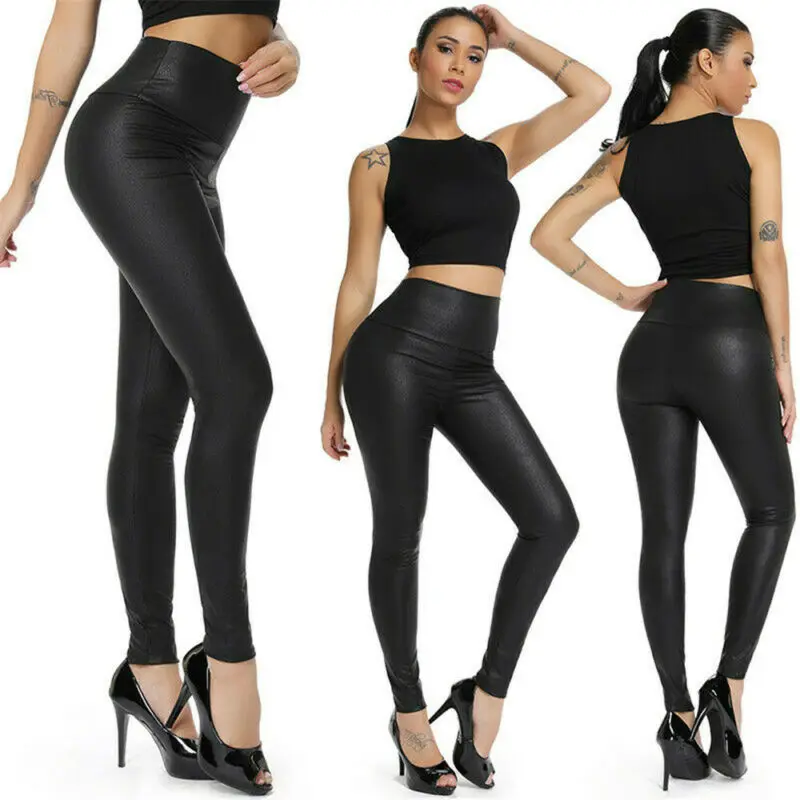 Женские узкие брюки брюки-карандаш повседневные облегающие однотонные черные