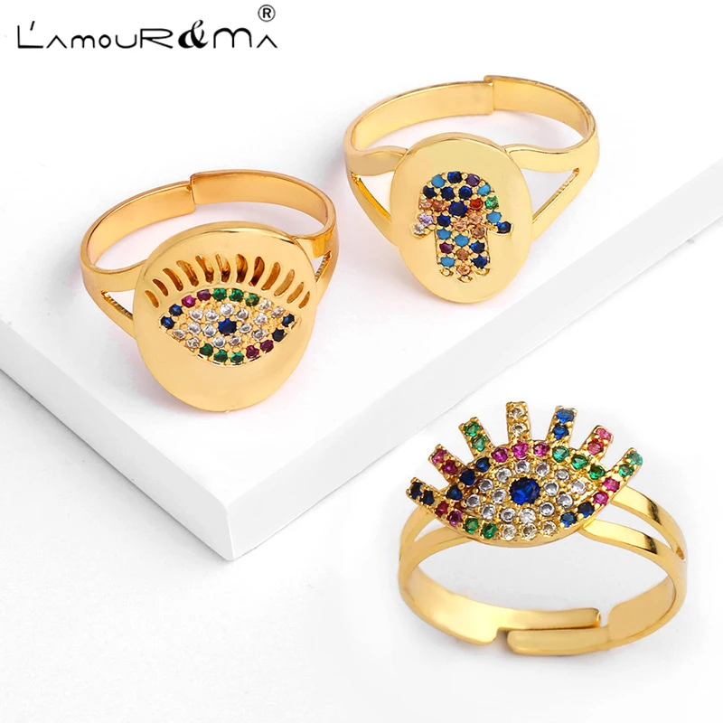 L 'Amour&Ma Creative Colorful Zirconia Ring European And American Personality Fashion Gold Rings For Women Party Jewerly Gift
L 'Amour&Ma Creative Colorful Zirconia Ring European And American Personality Fashion Gold Rings For Women Party Jewerly Gift