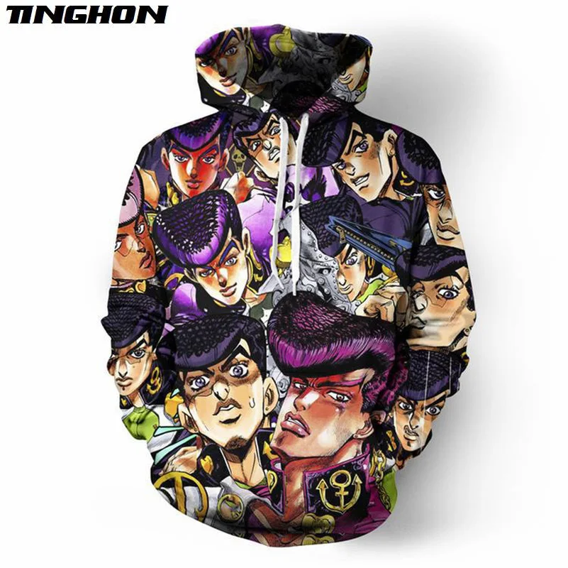 

Anime JoJo's Bizarre Adventure 3D Full Printed Hoodie/Sweatshirt/Jacket/Men Women Hiphop Casual Plus Size XS 6XL 7XL 03