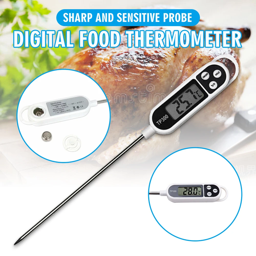 New Arrival Digital Kitchen Food Electronic Thermometer Portable Temperaure Sensor For Meat Milk Water Cooking Probe BBQ Tool
New Arrival Digital Kitchen Food Electronic Thermometer Portable Temperaure Sensor For Meat Milk Water Cooking Probe BBQ Tool
