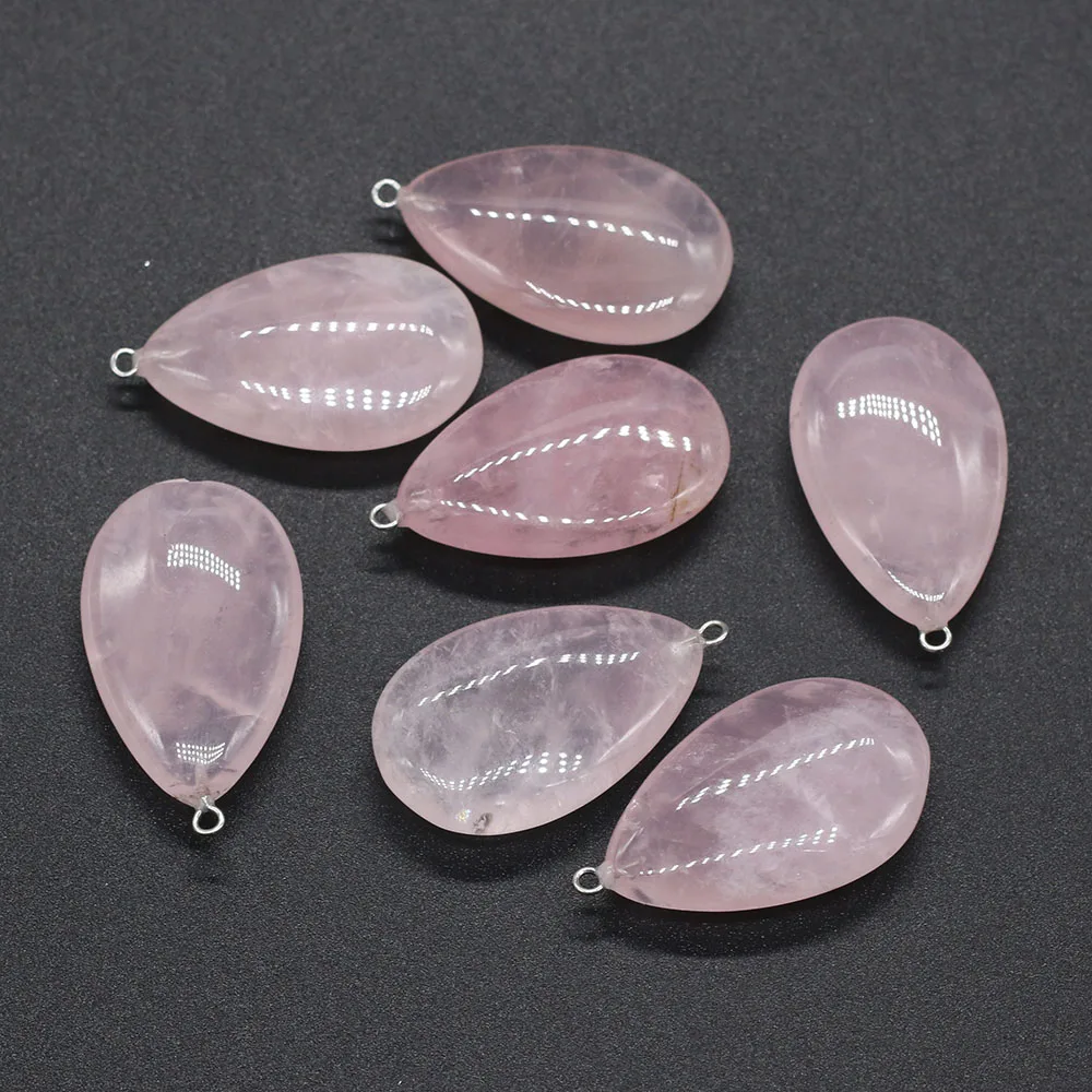 Natural Crystal Stone Pendants Waterdrop Shape Polished Rose Quartzs Stone Charms for Jewelry Making Necklace Bracelet Gift
Natural Crystal Stone Pendants Waterdrop Shape Polished Rose Quartzs Stone Charms for Jewelry Making Necklace Bracelet Gift
