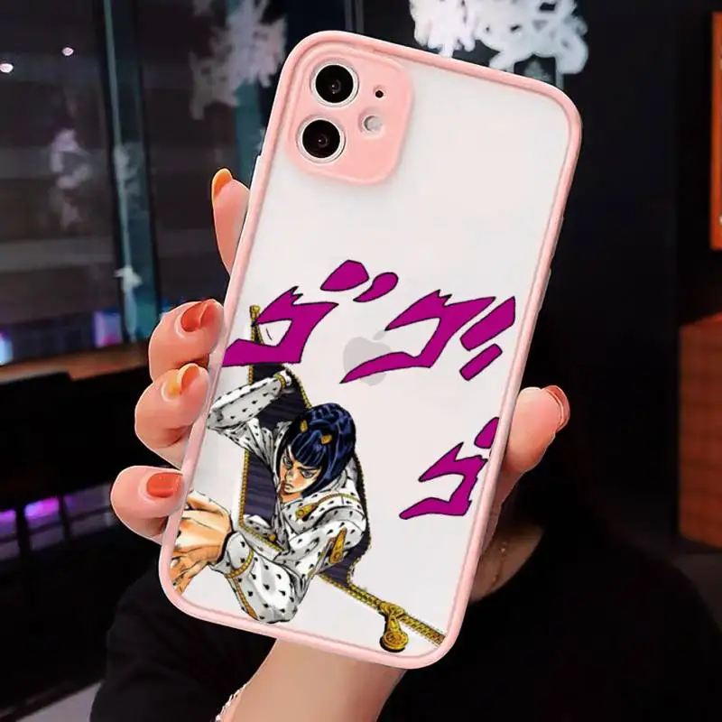 JOJO 39 s Bizarre Adventure amine Phone Case Matte Transparent for iPhone 7 8 11 12 s mini pro X XS XR MAX Plus cover funda 
JOJO 39 s Bizarre Adventure amine Phone Case Matte Transparent for iPhone 7 8 11 12 s mini pro X XS XR MAX Plus cover funda