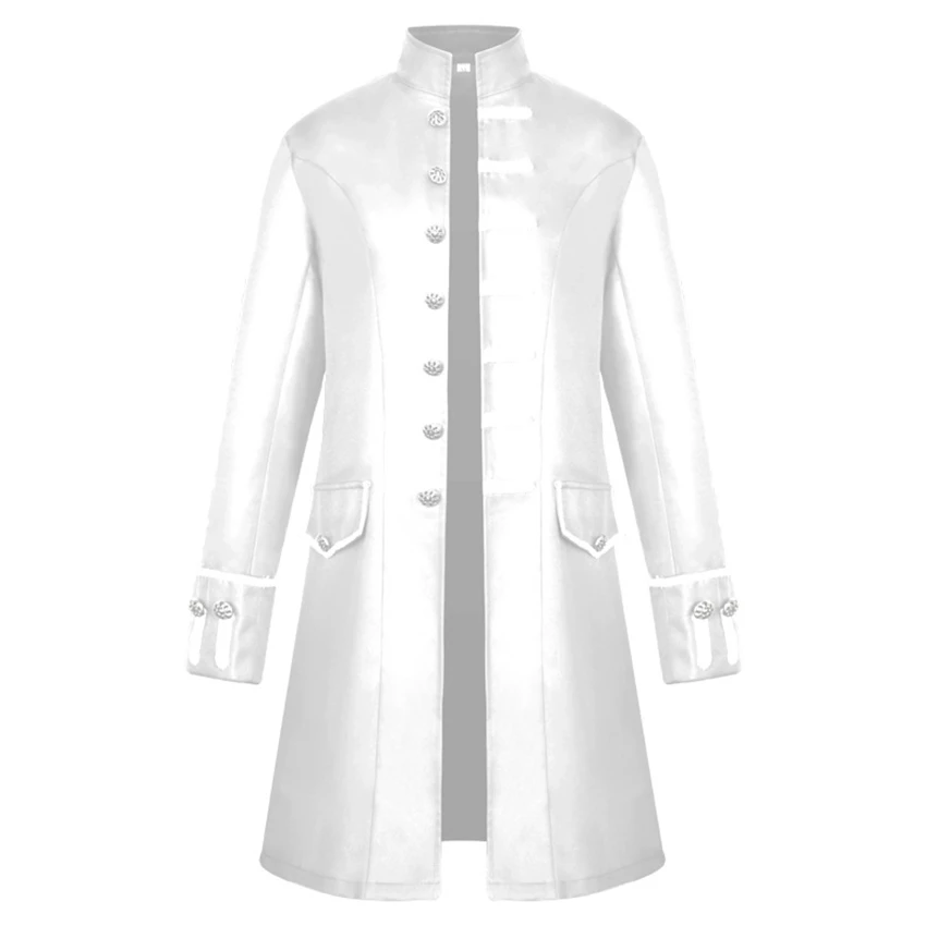 Man Solid Medieval Retro Coat Victoria Steampunk Halloween Cosplay Prince Knight Costume Male Vintage Gothic Style Jacket 
Man Solid Medieval Retro Coat Victoria Steampunk Halloween Cosplay Prince Knight Costume Male Vintage Gothic Style Jacket