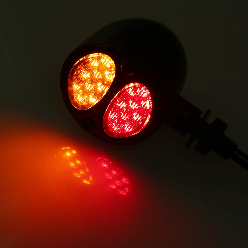 POSSBAY 2Pcs Motorcycle LED Turn Signal Light Red Brake Lights Universal for 10mm Bolt Motocross Flashing Lamp for Harley Honda
POSSBAY 2Pcs Motorcycle LED Turn Signal Light Red Brake Lights Universal for 10mm Bolt Motocross Flashing Lamp for Harley Honda