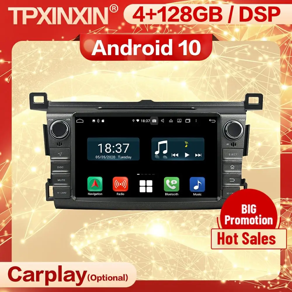 4+128G Carplay 2 Din Android Screen Multimedia Stereo Receiver For Toyota RAV4 2013 2014 2015 Radio Audio Video Player Head Unit
4+128G Carplay 2 Din Android Screen Multimedia Stereo Receiver For Toyota RAV4 2013 2014 2015 Radio Audio Video Player Head Unit