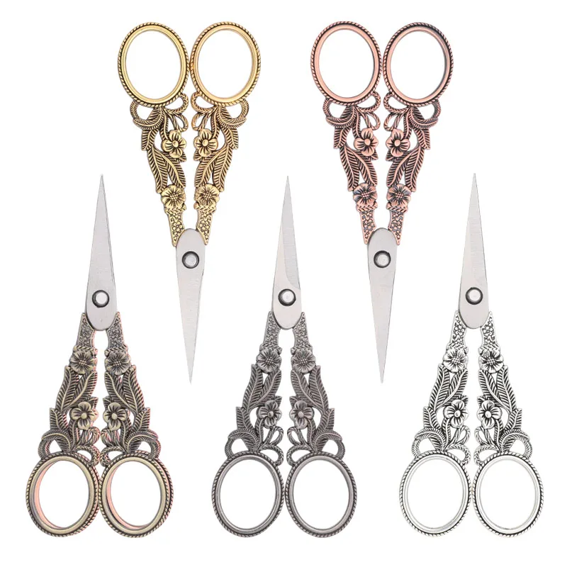 LMDZ Retro Scissors Sewing Tools Accessories Embroidery Scissors Sharp Blade Flower Scissors Metal
LMDZ Retro Scissors Sewing Tools Accessories Embroidery Scissors Sharp Blade Flower Scissors Metal