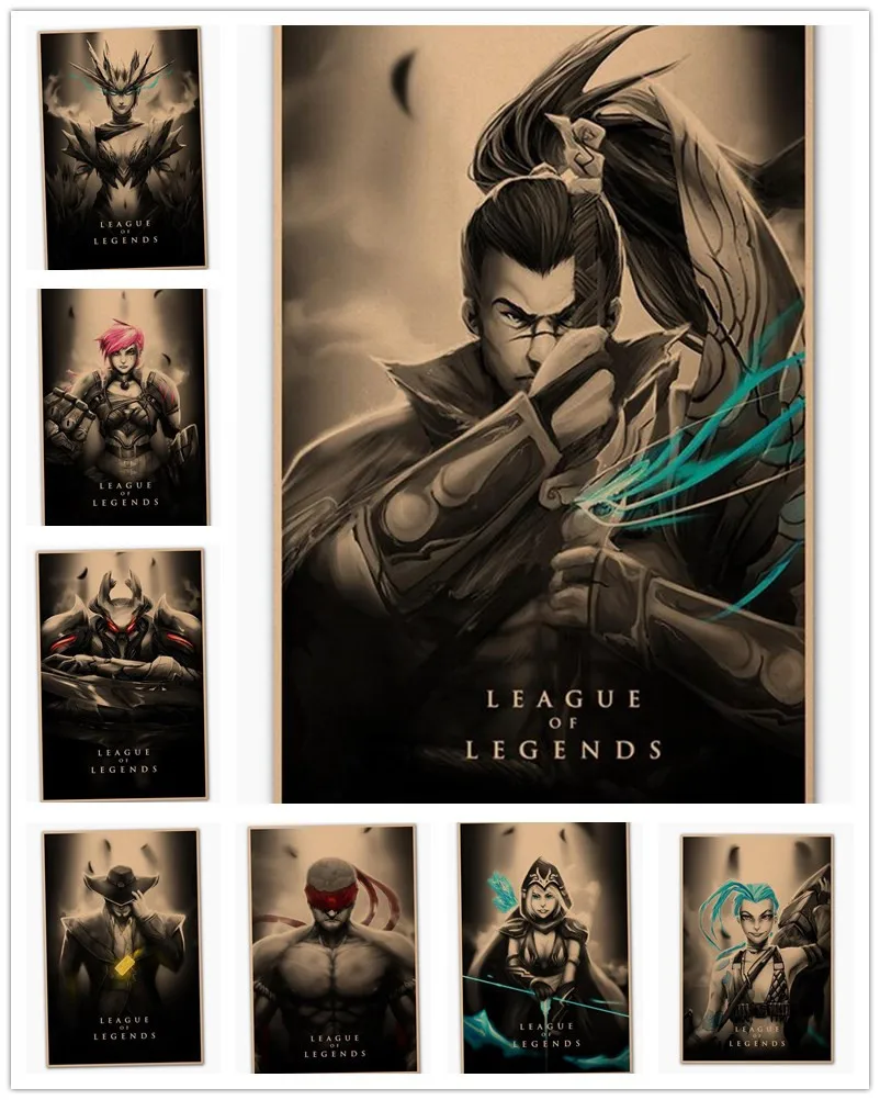 League of Legends Retro Nostalgic Poster Bar Family Decoration White/yellow Kraft Photo Paper Wallpaper 42x30cm
League of Legends Retro Nostalgic Poster Bar Family Decoration White/yellow Kraft Photo Paper Wallpaper 42x30cm