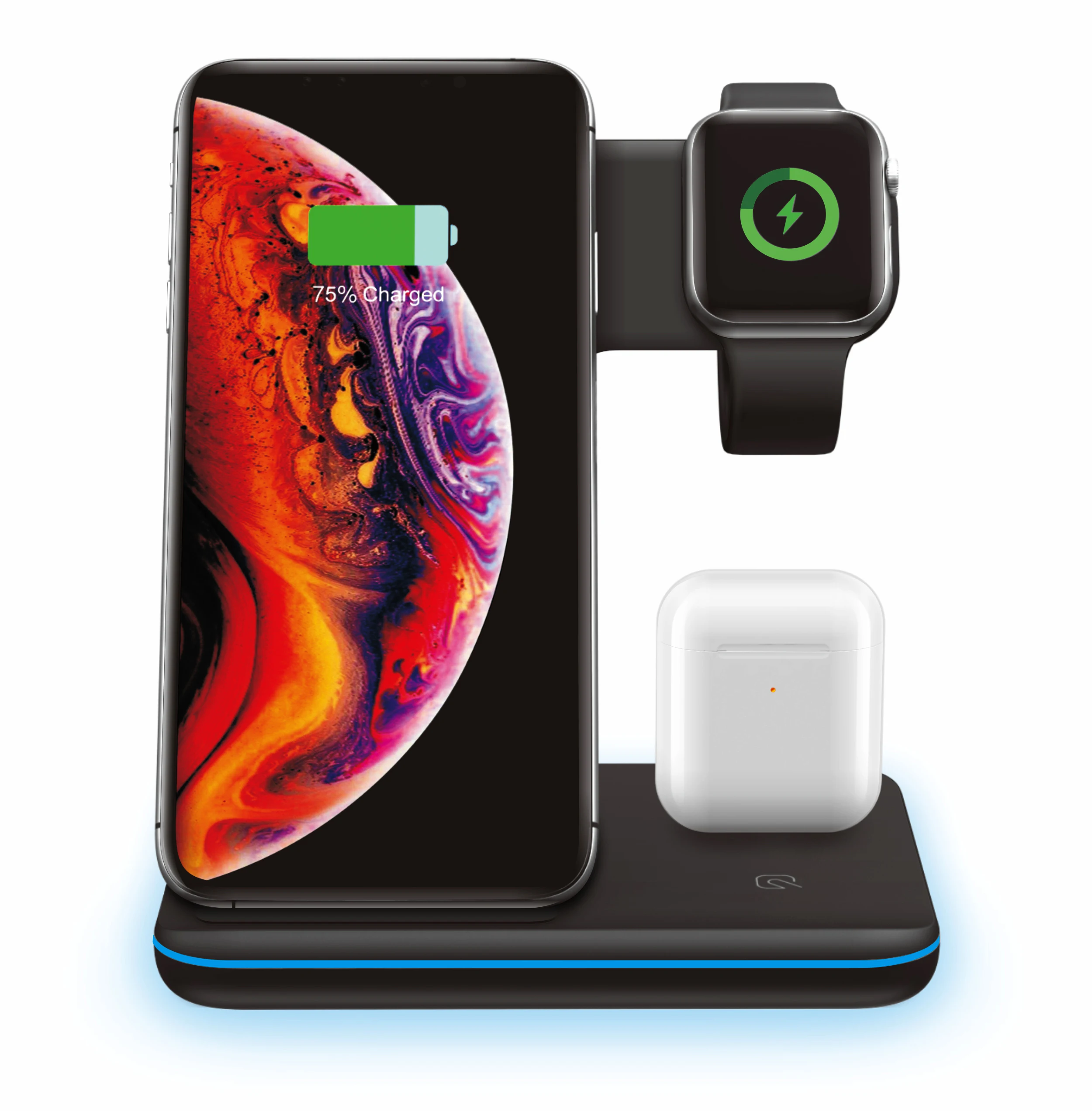 Gecen Powerful Versatile WIreless Charger Charging Dock 3 In 1 15W Compatible With 15/10/7.5/5W For WIreless Charging
Gecen Powerful Versatile WIreless Charger Charging Dock 3 In 1 15W Compatible With 15/10/7.5/5W For WIreless Charging