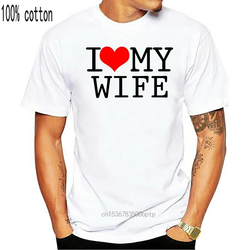 Letter Print T Shirt Couple Lover I Love My Wife Fashion Cotton Tee Shirts Small Size Valentines Day T-Shirt 
Letter Print T Shirt Couple Lover I Love My Wife Fashion Cotton Tee Shirts Small Size Valentines Day T-Shirt