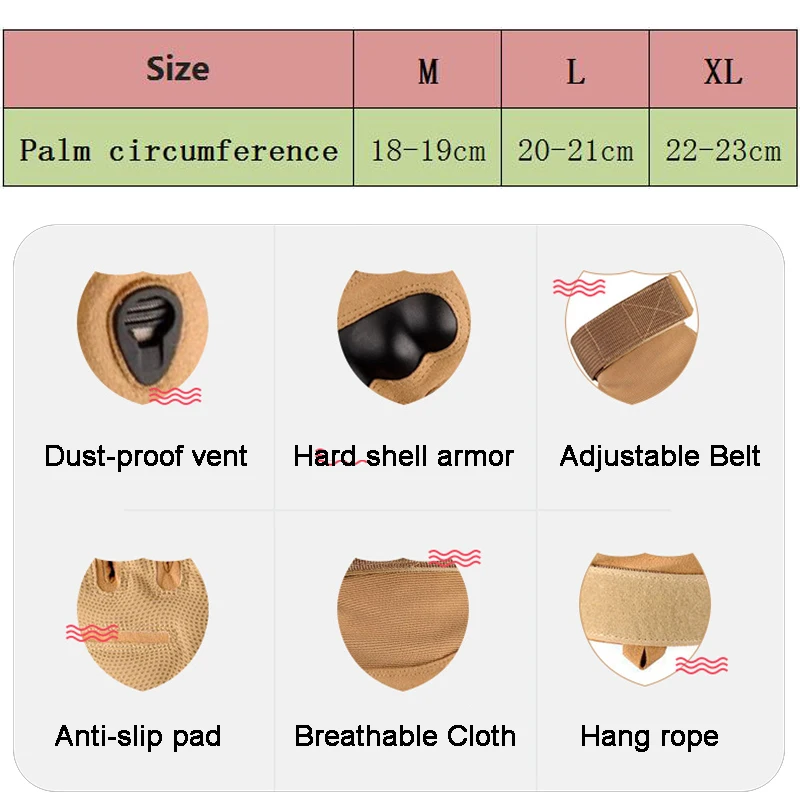 Hard Knuckle Tactical Gloves Military Army Shooting Fingerless Gloves Anti-Slip Outdoor Sports Paintball Airsoft Cycling Gloves 
Hard Knuckle Tactical Gloves Military Army Shooting Fingerless Gloves Anti-Slip Outdoor Sports Paintball Airsoft Cycling Gloves