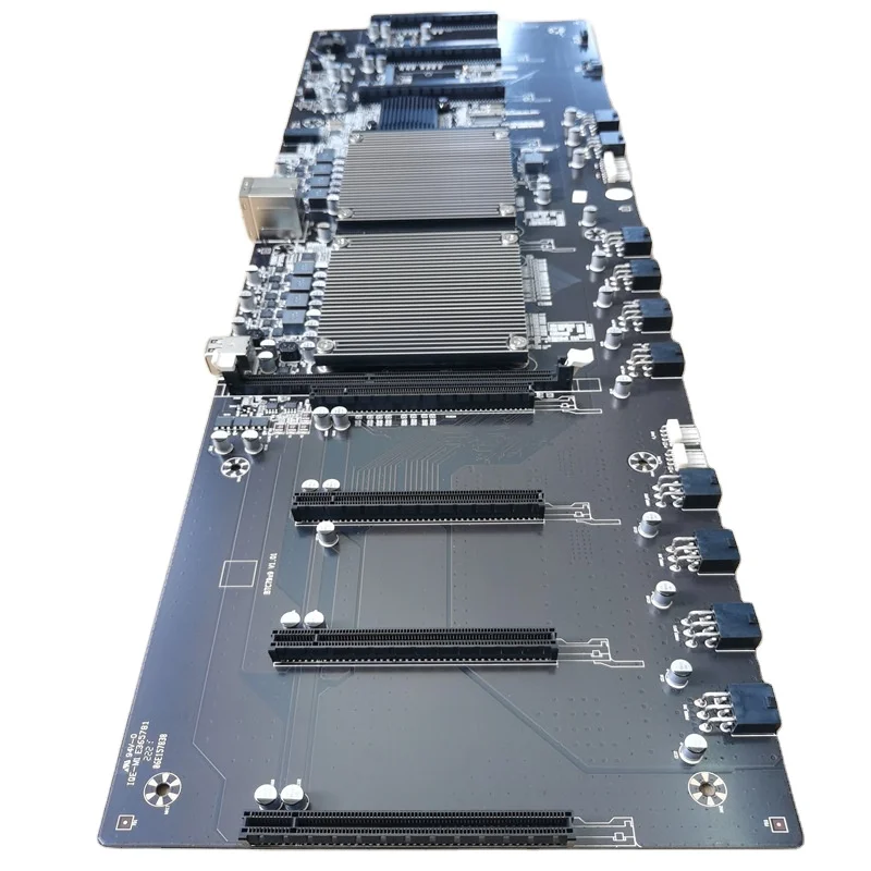 60mm spacing New motherboard Support 9 GPU blockchain bitcoin asic ethereum litecoin antminer miners mining X79 motherboards
60mm spacing New motherboard Support 9 GPU blockchain bitcoin asic ethereum litecoin antminer miners mining X79 motherboards