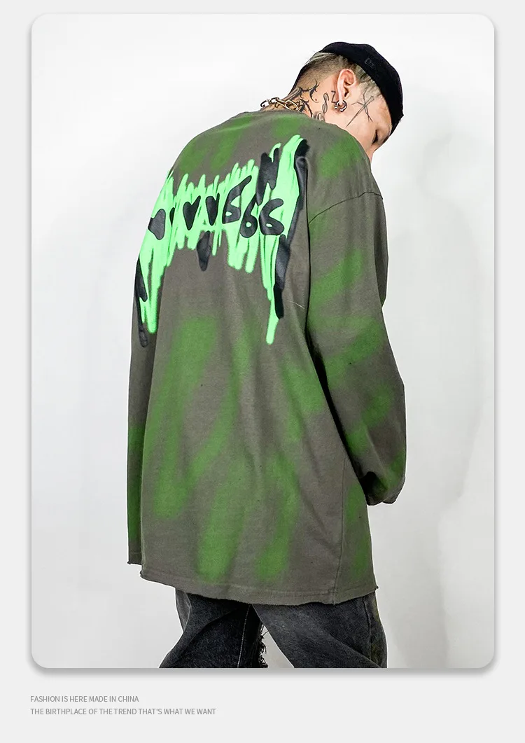 T Shirt Men Streetwear Harajuku Hip-hop Retro Tie-dye Oversized O-neck Couple Models Retro Religious Long Sleeve Mens Clothing
T Shirt Men Streetwear Harajuku Hip-hop Retro Tie-dye Oversized O-neck Couple Models Retro Religious Long Sleeve Mens Clothing