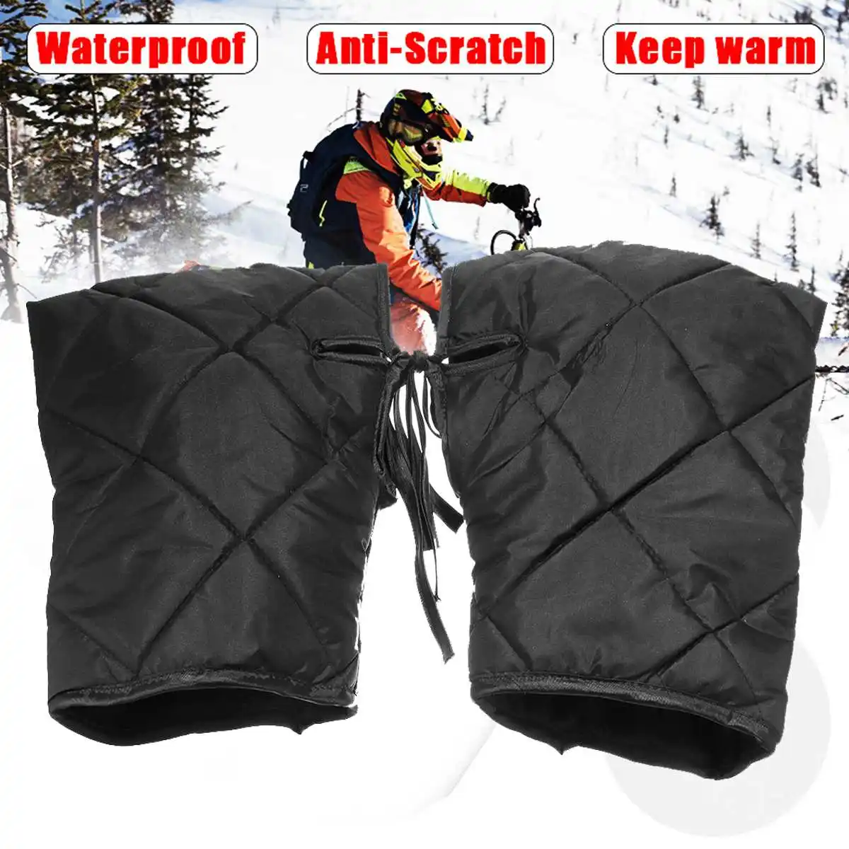 Motorbike Scooter Handlebar Grip Muffs Waterproof Windproof Motorcycle Hand Handlebar Gloves Winter Thicken Warmer
Motorbike Scooter Handlebar Grip Muffs Waterproof Windproof Motorcycle Hand Handlebar Gloves Winter Thicken Warmer