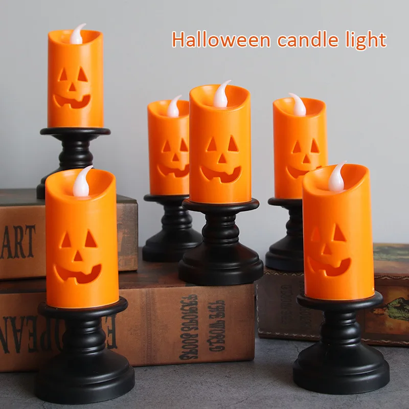 Halloween Candle Light LED Colorful Candlestick Table Top Decoration Pumpkin Party Happy Halloween Party Decor For Home Decor HY
Halloween Candle Light LED Colorful Candlestick Table Top Decoration Pumpkin Party Happy Halloween Party Decor For Home Decor HY