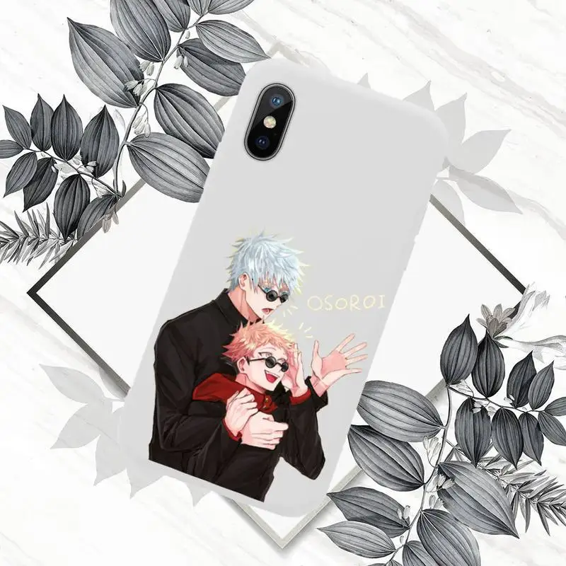 Jujutsu Kaisen Satoru Gojo Phone Case White Candy Color for iPhone 11 12 mini pro XS MAX 8 7 6 6S Plus X SE 2020 XR
Jujutsu Kaisen Satoru Gojo Phone Case White Candy Color for iPhone 11 12 mini pro XS MAX 8 7 6 6S Plus X SE 2020 XR