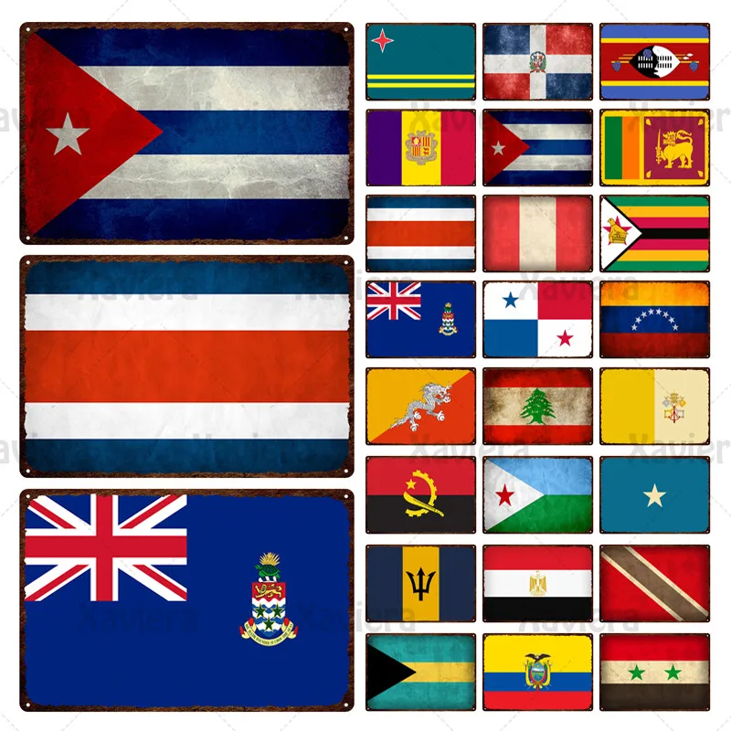 National Flag Metal Tin Sign Country Flag Vintage Metal Plaque Wall Decoration Bar Pub Restaurant Club Shop Retro Poster Mural
National Flag Metal Tin Sign Country Flag Vintage Metal Plaque Wall Decoration Bar Pub Restaurant Club Shop Retro Poster Mural