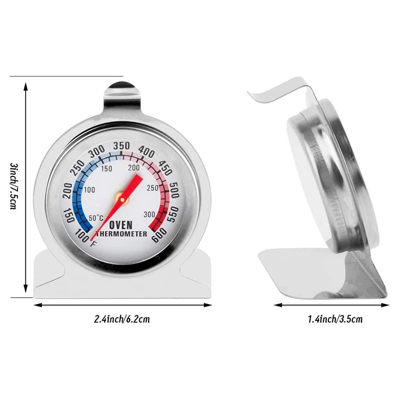 4 Pack Oven Thermometer in Oven Thermometer Cooking Instant Read Mechanical Oven Thermometer for Kitchen Baking BBQ 
4 Pack Oven Thermometer in Oven Thermometer Cooking Instant Read Mechanical Oven Thermometer for Kitchen Baking BBQ