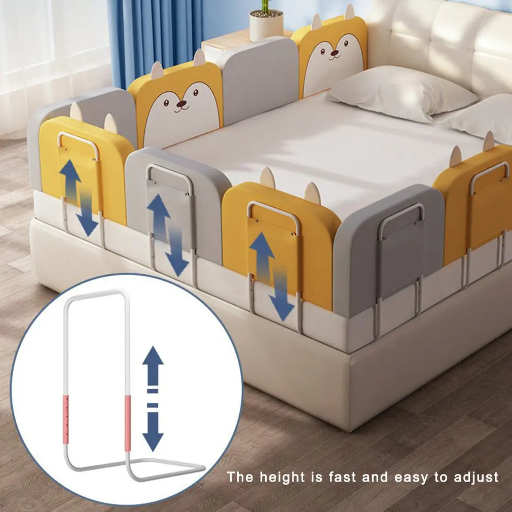 Rail Guard Infant Bed Height Adjustable Anti-collision Guardrail Children's Bed Fence Bed General Soft Gate Crib Fence Barrier
Rail Guard Infant Bed Height Adjustable Anti-collision Guardrail Children's Bed Fence Bed General Soft Gate Crib Fence Barrier