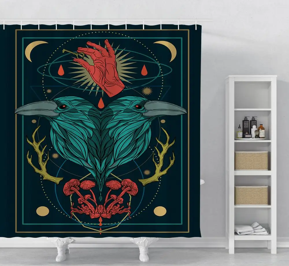 Witchcraft Divine Shower Curtain Waterproof Bathroom Shower Curtain With Hooks Polyester Bathroom Shower Curtain Set Home Decor
Witchcraft Divine Shower Curtain Waterproof Bathroom Shower Curtain With Hooks Polyester Bathroom Shower Curtain Set Home Decor