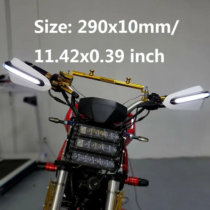 1 Pair Motorcycle Handlebar Hand Guards with LED Light Hand Guards Protectors for ATV Motocross Dirt Bike
1 Pair Motorcycle Handlebar Hand Guards with LED Light Hand Guards Protectors for ATV Motocross Dirt Bike