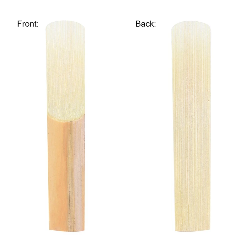 Box Of 10pcs B Clarinet Reeds Traditional Reeds Strength 2.5 
Box Of 10pcs B Clarinet Reeds Traditional Reeds Strength 2.5