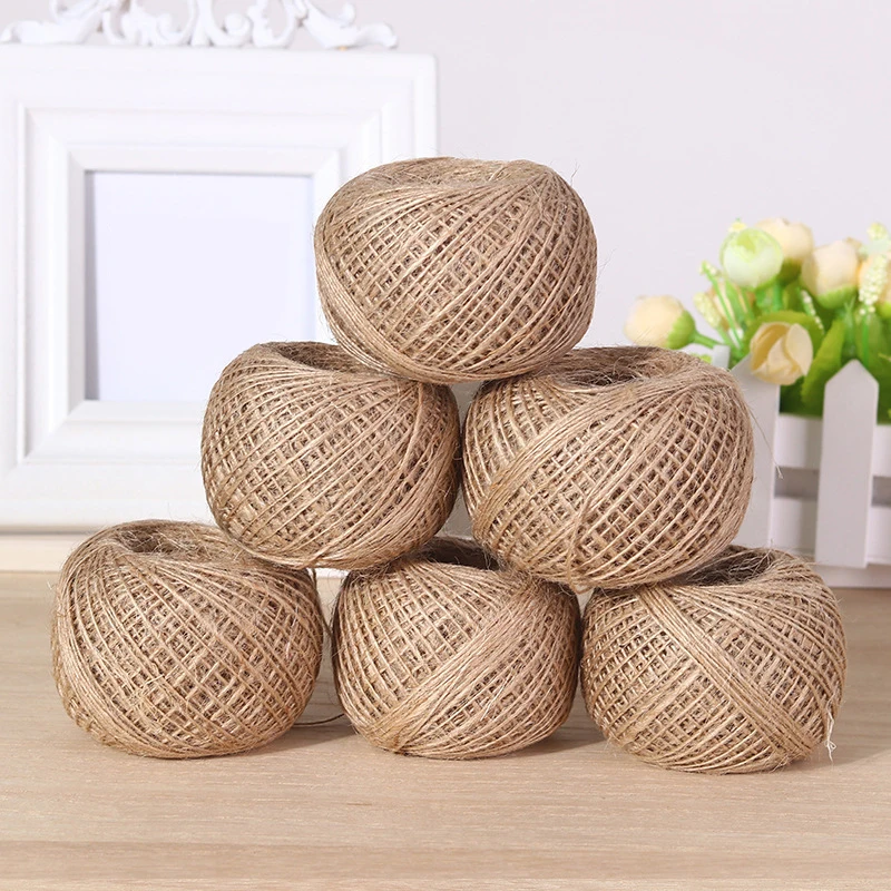 100m Long Jute Rope Natural Linen Twine Rustic String Cord Rope DIY String Single Strand Hemp Rope DIY Craft Decoration Cuerda
100m Long Jute Rope Natural Linen Twine Rustic String Cord Rope DIY String Single Strand Hemp Rope DIY Craft Decoration Cuerda