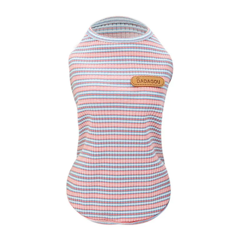 Summer Dog Clothes Stripe Dog Vest Shirt For Small Dogs Chihuahua T Shirt Cute Pet Puppy Yorkshire Terrier Pet Cat Clothing
Summer Dog Clothes Stripe Dog Vest Shirt For Small Dogs Chihuahua T Shirt Cute Pet Puppy Yorkshire Terrier Pet Cat Clothing