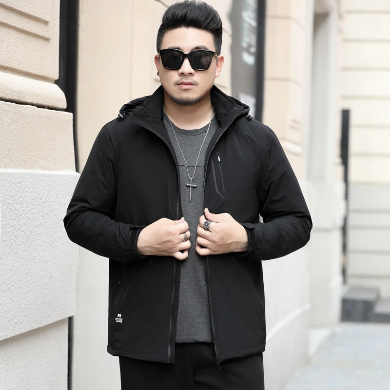 big plus size 10XL winter Jacket Men Outwear Waterproof Windbreaker Hooded Jacket Mens Sportswear Coat Outwear Coats Thin velvet
big plus size 10XL winter Jacket Men Outwear Waterproof Windbreaker Hooded Jacket Mens Sportswear Coat Outwear Coats Thin velvet