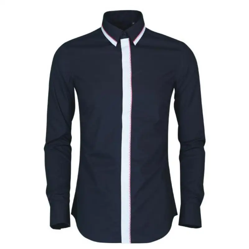 New Luxury Men Shirt Fashion "z" Embroidered Long Sleeve Mens Dress Shirt Patchwork Design Slim Fit Man Shirt
New Luxury Men Shirt Fashion "z" Embroidered Long Sleeve Mens Dress Shirt Patchwork Design Slim Fit Man Shirt