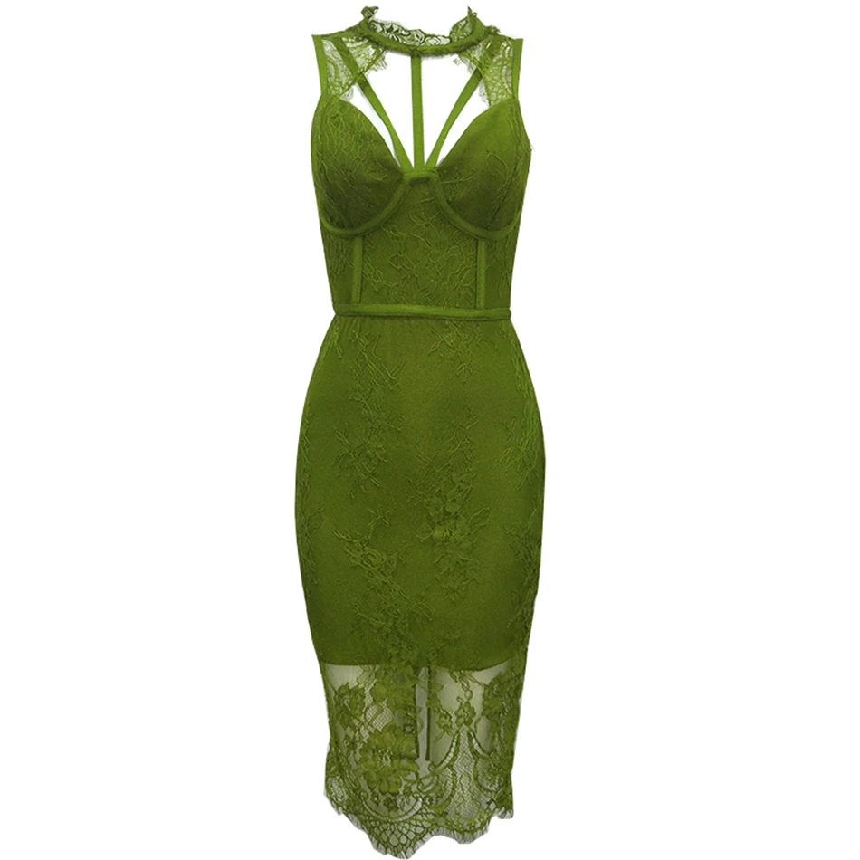 2020 summer new women's fashion sleeveless hollow high neck dress elegant lace floral zipper dress club party Vestidos
2020 summer new women's fashion sleeveless hollow high neck dress elegant lace floral zipper dress club party Vestidos