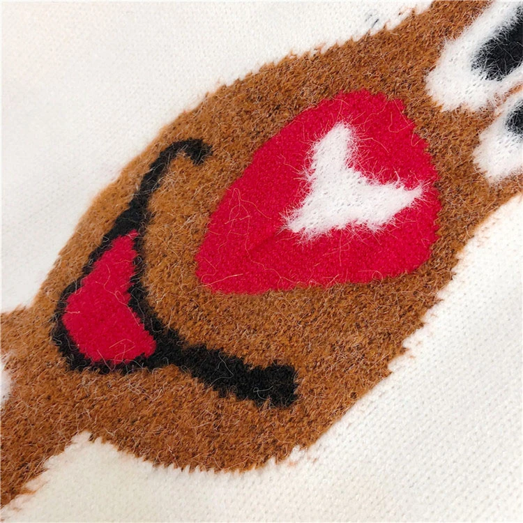 Fall Winter New Arrival Plus Size Women Pullover Elk Cartoon Christmas Sweaters Half-open Turtleneck Split Knitted Jumper C-144
Fall Winter New Arrival Plus Size Women Pullover Elk Cartoon Christmas Sweaters Half-open Turtleneck Split Knitted Jumper C-144