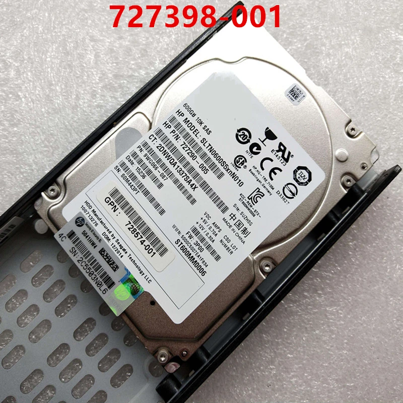 

Original New HDD For HP 3PAR 7200 600GB 2.5" SAS 6 Gb/s 64MB 10000RPM For Internal HDD For Server HDD For C8R72A 727398-001