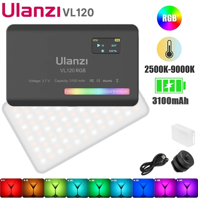 Ulanzi VIJIM VL49 VL61 VL120 RGB Video LED Camera Light Full Color Dimmable Display Screen Diffuser Bi-Color Panel Light Studio
Ulanzi VIJIM VL49 VL61 VL120 RGB Video LED Camera Light Full Color Dimmable Display Screen Diffuser Bi-Color Panel Light Studio