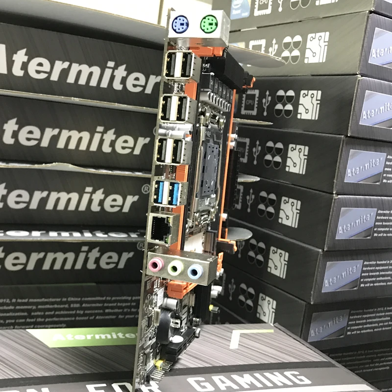 Материнская плата qiyida X99 atx + процессор Intel Xeon E5 2620 V3 LGA2011 3 Оперативная память 8 Гб DDR4