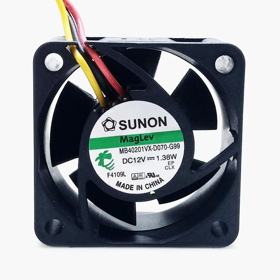 1 шт. MB40201VX D070 G99 ветротурбина была разработана немой вентилятор 12V 38 W 4020 4 см 40*40*20