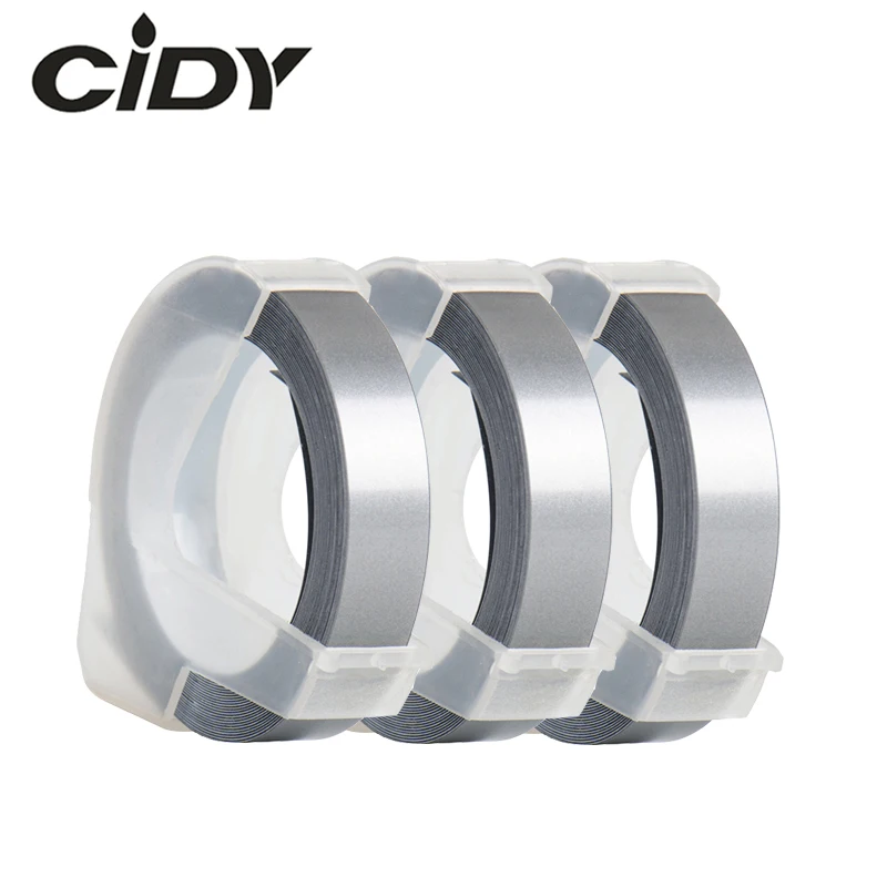 CIDY 3 рулона 9 мм * 3 м Dymo 3D пластиковые Серебристые тисненые ленты для изготовления этикеток для тиснения DYMO 1011 1610 12965 MOTEX E101
CIDY 3 рулона 9 мм * 3 м Dymo 3D пластиковые Серебристые тисненые ленты для изготовления этикеток для тиснения DYMO 1011 1610 12965 MOTEX E101