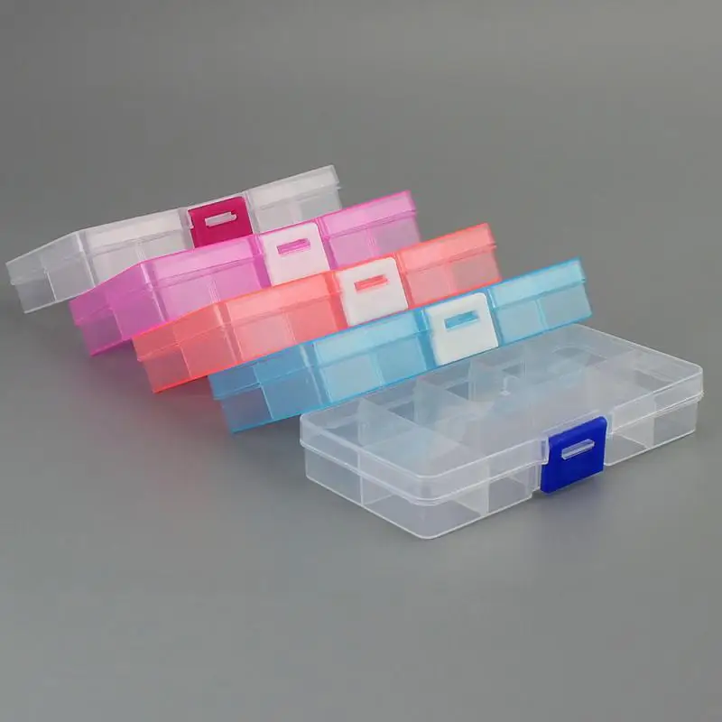 10 Grids Clear Detachable Storage Box Plastic Jewelry Case Finishing Box Solid And Strong Eco-friendly Bead Storage Container
10 Grids Clear Detachable Storage Box Plastic Jewelry Case Finishing Box Solid And Strong Eco-friendly Bead Storage Container