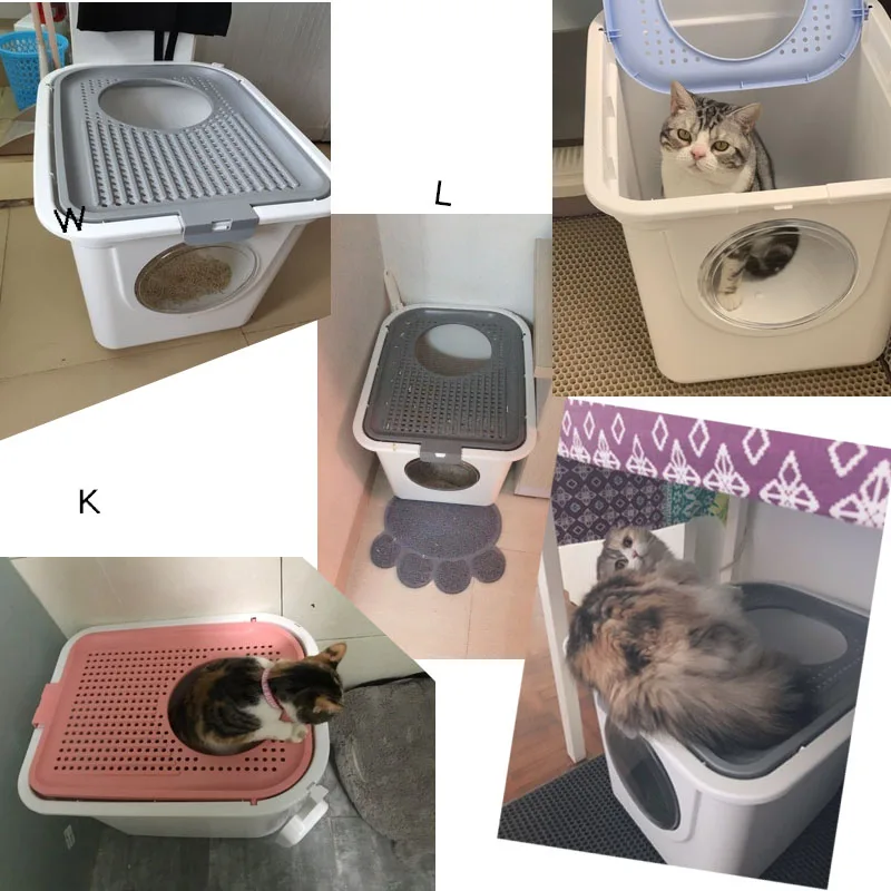 Fully Closed Cat Toilet Fat Cat Top Entry Cat Litter Basin Extra Large Cat Litter Basin New Cat Litter Basin Deodorant Feces Bo
Fully Closed Cat Toilet Fat Cat Top Entry Cat Litter Basin Extra Large Cat Litter Basin New Cat Litter Basin Deodorant Feces Bo