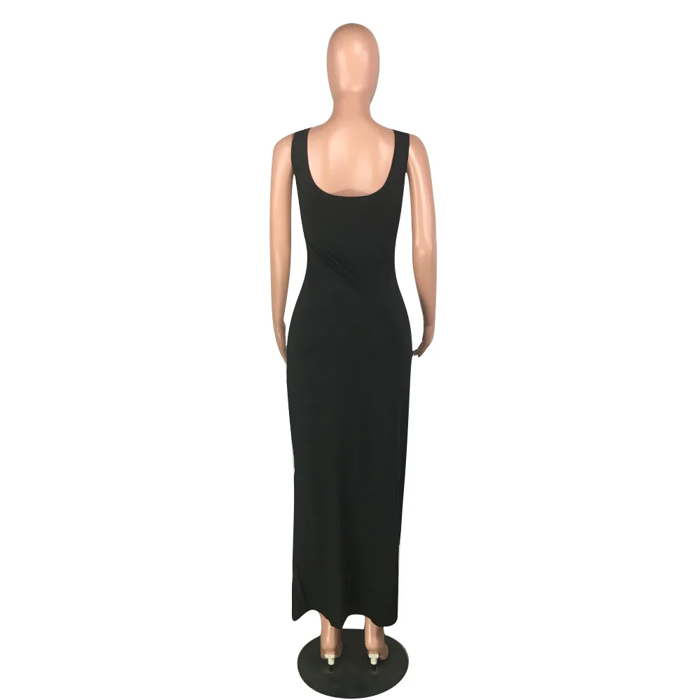 Women's Solid Color Slit Sexy Dress 2020 Summer New Arrival Dress Hot Selling European and American Clothing
Women's Solid Color Slit Sexy Dress 2020 Summer New Arrival Dress Hot Selling European and American Clothing
